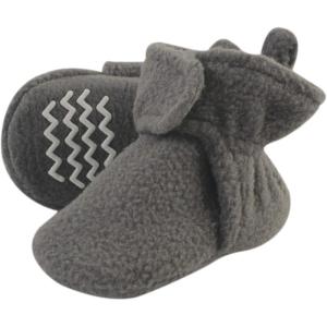 image:imageHudson Baby UnisexBaby Cozy Fleece BootiesSlipper SockCharcoal Gray