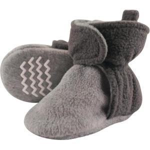 image:imageHudson Baby UnisexBaby Cozy Fleece BootiesSlipper SockCharcoal Heather Gray