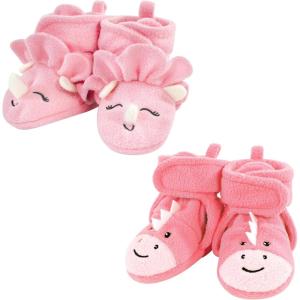 image:imageHudson Baby UnisexBaby Cozy Fleece BootiesSlipper SockGirl Dino