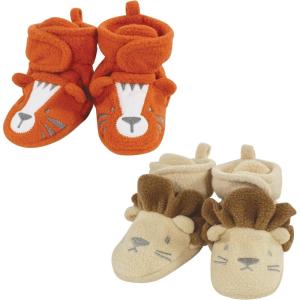 image:imageHudson Baby UnisexBaby Cozy Fleece BootiesSlipper SockLion Tiger