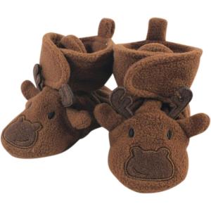 image:imageHudson Baby UnisexBaby Cozy Fleece BootiesSlipper SockMoose