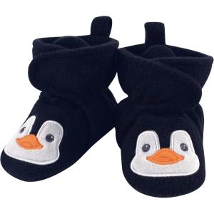 image:imageHudson Baby UnisexBaby Cozy Fleece BootiesSlipper SockNavy Penguin
