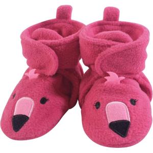 image:imageHudson Baby UnisexBaby Cozy Fleece BootiesSlipper SockPink Flamingo