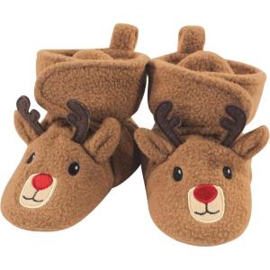image:imageHudson Baby UnisexBaby Cozy Fleece BootiesSlipper SockReindeer