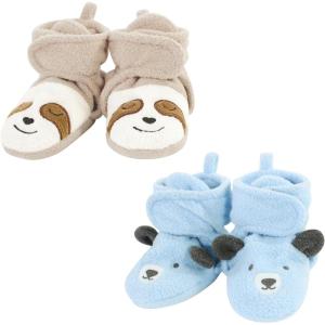 image:imageHudson Baby UnisexBaby Cozy Fleece BootiesSlipper SockSloth Bear