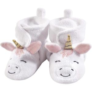 image:imageHudson Baby UnisexBaby Cozy Fleece BootiesSlipper SockWhite Unicorn