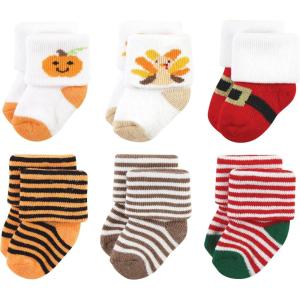 image:imageHudson Baby babyboys Holiday Newborn Terry SocksHalloween Christmas