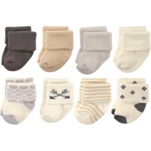 image:imageHudson Baby babygirls Cotton Rich Newborn and Terry SocksAztec
