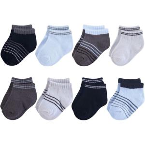 image:imageHudson Baby babygirls Cotton Rich Newborn and Terry SocksBlue Black