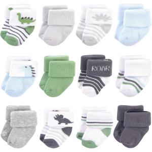 image:imageHudson Baby babygirls Cotton Rich Newborn and Terry SocksBoy Dino
