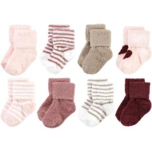 image:imageHudson Baby babygirls Cotton Rich Newborn and Terry SocksBurgundy Heart