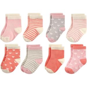 image:imageHudson Baby babygirls Cotton Rich Newborn and Terry SocksHearts