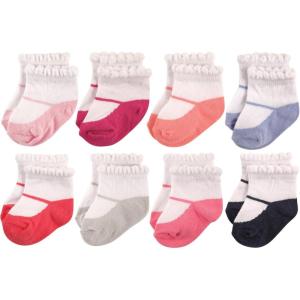 image:imageHudson Baby babygirls Cotton Rich Newborn and Terry SocksMary Jane