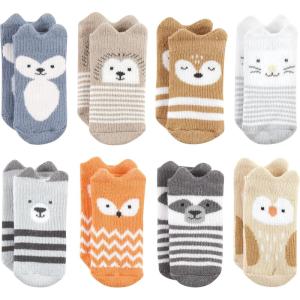 image:imageHudson Baby babygirls Cotton Rich Newborn and Terry SocksMulticolor Boy Woodland