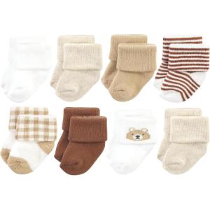 image:imageHudson Baby babygirls Cotton Rich Newborn and Terry SocksTeddy Bear