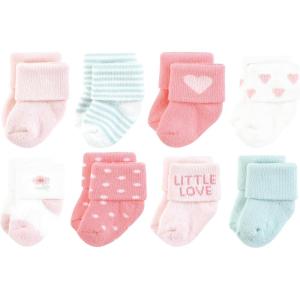 image:imageHudson Baby unisexbaby Cotton Rich Newborn and Terry SocksLittle Love