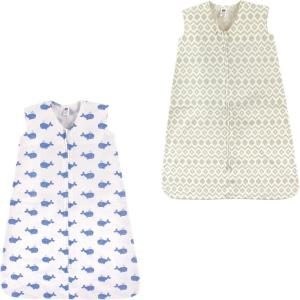 image:imageHudson Baby unisexbaby Cotton Sleeveless Wearable Sleeping Bag Sack BlanketWhale Aztec