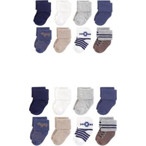 image:imageHudson Baby unisexbaby Grow With Me Cotton Terry SocksBear