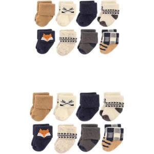 image:imageHudson Baby unisexbaby Grow With Me Cotton Terry SocksForest