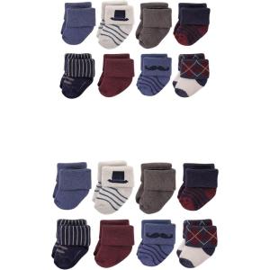 image:imageHudson Baby unisexbaby Grow With Me Cotton Terry SocksGentleman