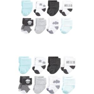 image:imageHudson Baby unisexbaby Grow With Me Cotton Terry SocksSheep 16pack