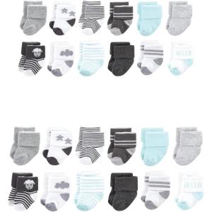 image:imageHudson Baby unisexbaby Grow With Me Cotton Terry SocksSheep 24pack
