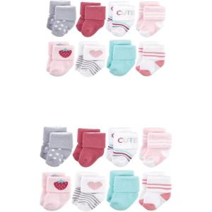 image:imageHudson Baby unisexbaby Grow With Me Cotton Terry SocksStrawberry 16pack