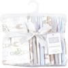 image:imageHudson Baby Cotton Flannel Burp Cloths 10Pack Modern Safari Friends One Size
