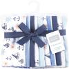 image:imageHudson Baby Cotton Flannel Burp Cloths 10Pack Sunshine And Sailboats One Size