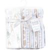 image:imageHudson Baby Cotton Flannel Burp Cloths 12Pack Bundle Modern Safari Friends One Size