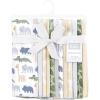 image:imageHudson Baby Cotton Flannel Burp Cloths 12Pack Bundle Wild Leaf Safari One Size
