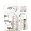 image:imageHudson Baby Cotton Flannel Burp Cloths 12Pack Bundle Wild Safari Adventures One Size