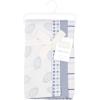 image:imageHudson Baby Cotton Flannel Burp Cloths 4Pack Little Sea Turtle One Size