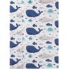 image:imageHudson Baby Cotton Flannel Burp Cloths 4Pack Sea Friends One Size