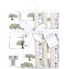image:imageHudson Baby Cotton Flannel Burp Cloths 7Pack Wild Safari Adventures One Size