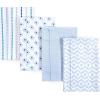 image:imageHudson Baby Cotton Poly Flannel Burp Cloths Multipack Butterflies 8Pack One SizeBoy Modern 8pack