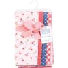 image:imageHudson Baby Cotton Poly Flannel Burp Cloths Multipack Butterflies 8Pack One SizeCherry Sweet 8pack