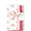 image:imageHudson Baby Cotton Poly Flannel Burp Cloths Multipack Butterflies 8Pack One SizeCreative Rainbow 8pack