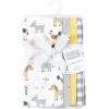 image:imageHudson Baby Cotton Poly Flannel Burp Cloths Multipack Butterflies 8Pack One SizeCute Farm 8pack