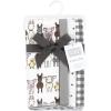 image:imageHudson Baby Cotton Poly Flannel Burp Cloths Multipack Butterflies 8Pack One SizeFarm Friends Grey 8pack