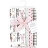image:imageHudson Baby Cotton Poly Flannel Burp Cloths Multipack Butterflies 8Pack One SizeFarm Friends Pink 8pack