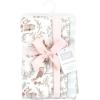 image:imageHudson Baby Cotton Poly Flannel Burp Cloths Multipack Butterflies 8Pack One SizeGirl Woodland Pals 8pack