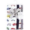 image:imageHudson Baby Cotton Poly Flannel Burp Cloths Multipack Butterflies 8Pack One SizeGoing Places 8pack