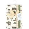 image:imageHudson Baby Cotton Poly Flannel Burp Cloths Multipack Butterflies 8Pack One SizeGoing on Safari 8pack