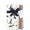 image:imageHudson Baby Cotton Poly Flannel Burp Cloths Multipack Butterflies 8Pack One SizeHandsome Dogs 8pack