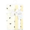 image:imageHudson Baby Cotton Poly Flannel Burp Cloths Multipack Butterflies 8Pack One SizeHoney Bee 8pack