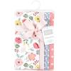 image:imageHudson Baby Cotton Poly Flannel Burp Cloths Multipack Butterflies 8Pack One SizeModern Botanical 8pack
