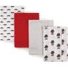 image:imageHudson Baby Cotton Poly Flannel Burp Cloths Multipack Butterflies 8Pack One SizeMustache Hat 8pack