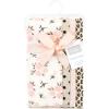 image:imageHudson Baby Cotton Poly Flannel Burp Cloths Multipack Butterflies 8Pack One SizeNeutral Pink Floral 8pack