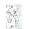 image:imageHudson Baby Cotton Poly Flannel Burp Cloths Multipack Butterflies 8Pack One SizeNeutral Woodland Pals 8pack